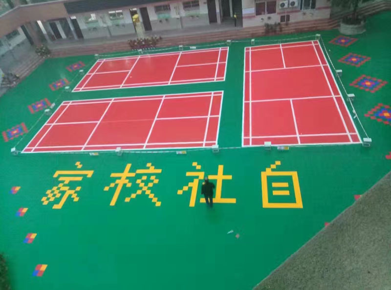 室外懸浮式拼裝地板生產